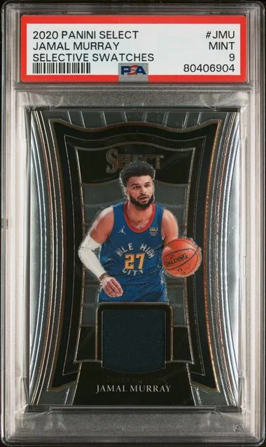 2020 Panini Select Selective Swatches Jmu Jamal Murray #no-number card image
