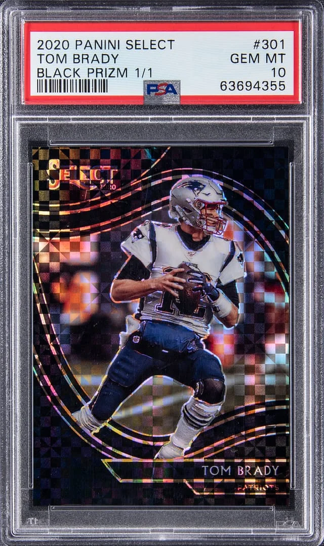 2020 Panini Select Tom Brady Tri-Color Prizm #301 card image