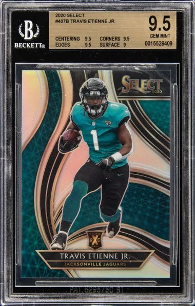 2020 Panini Select Travis Etienne Jr. #407B card image