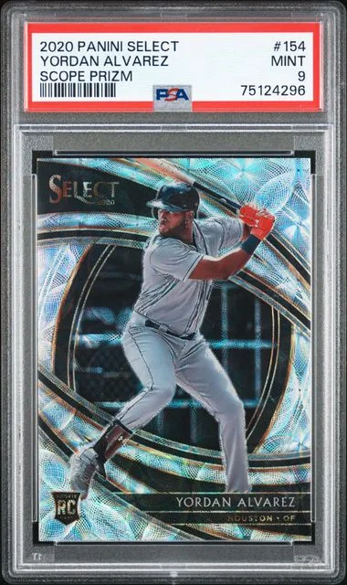 2020 Panini Select Yordan Alvarez Scope Prizm #154 card image