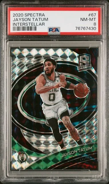 2020 Panini Spectra Jayson Tatum Interstellar #67 card image