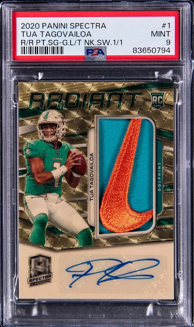 2020 Panini Spectra Radiant Patch Signatures Gold Laundry #no-number card image
