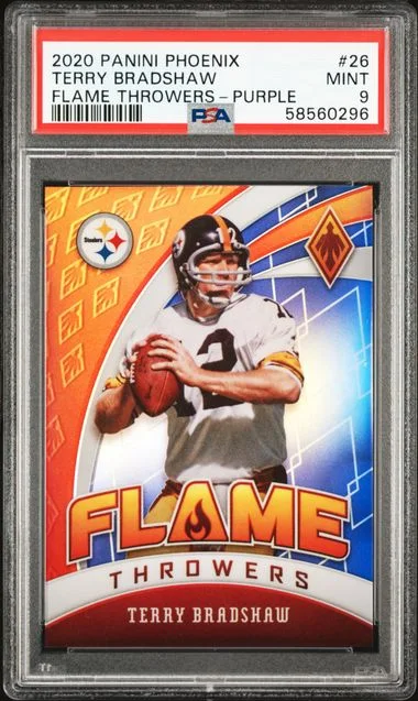 2020 Panini Terry Bradshaw Phoenix Flame Throwers #26 card image