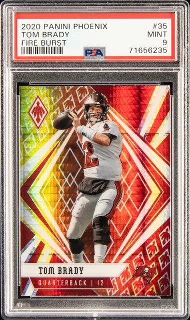 2020 Panini Tom Brady Phoenix Fire Burst #35 card image
