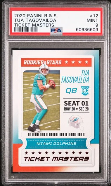 2020 Panini Tua Tagovailoa Rookies & Stars Ticket Masters #12 card image