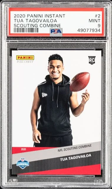 2020 Panini Tua Tagovailoa (/653) Instant Scouting Combine #2 card image