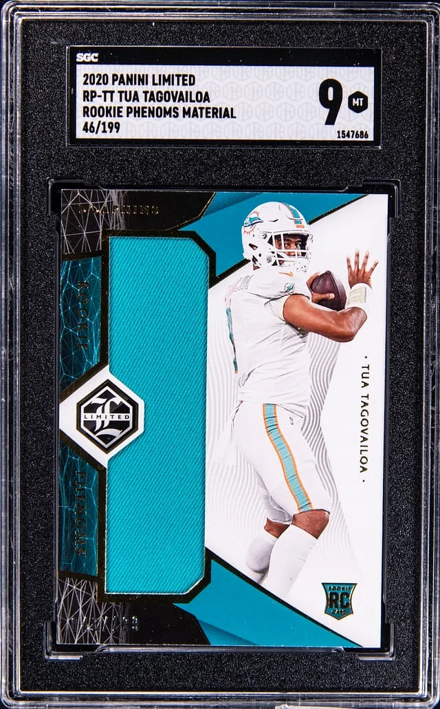 2020 Panini Tua Tagovailoa Limited Phenoms Material #RP-TT card image