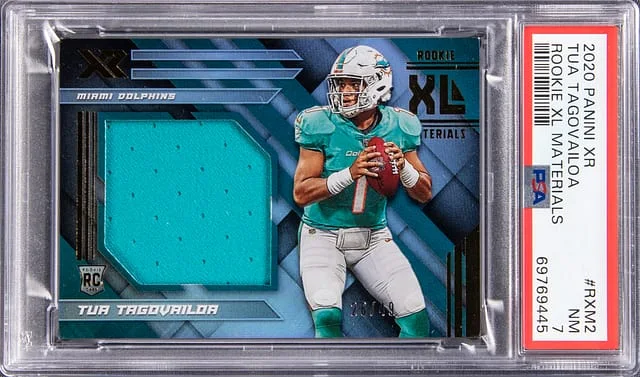 2020 Panini Tua Tagovailoa XR XL Materials #RXM-2 card image