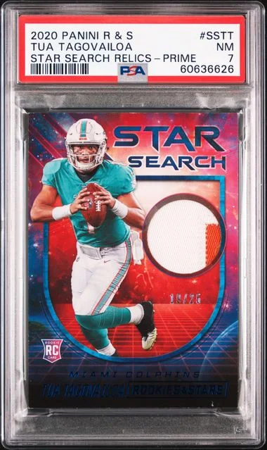 2020 Panini Tua Tagovailoa Rookies & Stars Star Search Relics #SSTT card image