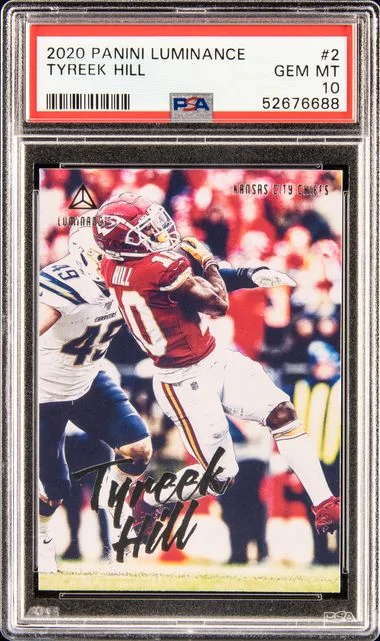 2020 Panini Tyreek Hill Luminance #2 card image