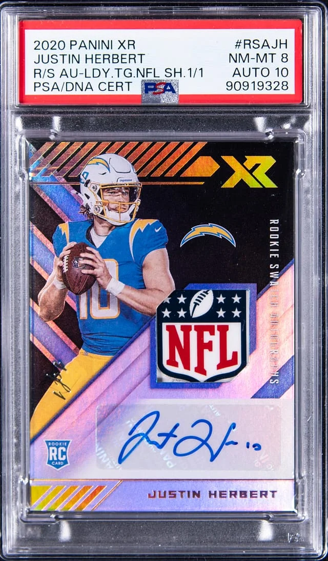 2020 Panini XR Swatches Autographs Laundry #no-number card image
