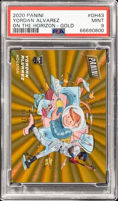 2020 Panini Yordan Alvarez On The Horizon Gold #OH43 card image