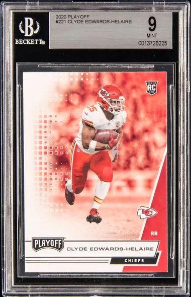 2020 Playoff Clyde Edwards-Helaire #221 card image