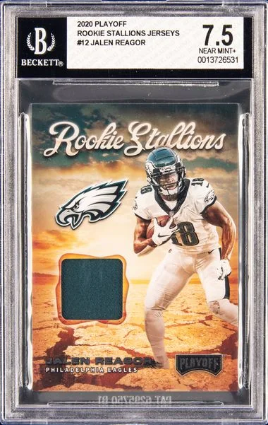 2020 Playoff Jalen Reagor Stallions Jerseys #12 card image
