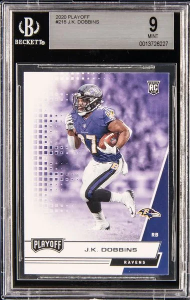 2020 Playoff J.K. Dobbins #215 card image