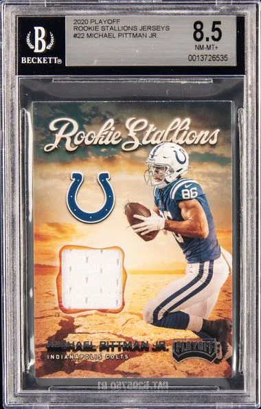 2020 Playoff Michael Pittman Jr. Stallions Jerseys #22 card image