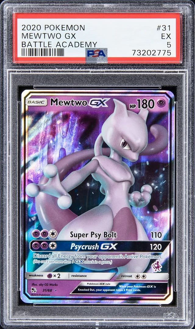 2020 Pokemon Battle Academy Mewtwo GX #31 card image