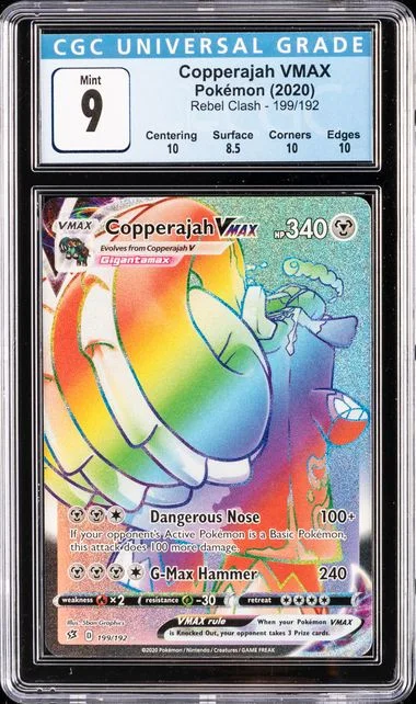 2020 Pokemon Holo Copperjah Vmax #199 card image
