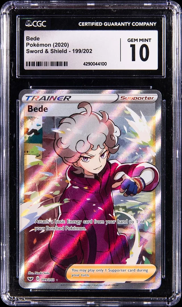 2020 Pokemon Sword & Shield Bede #199 card image