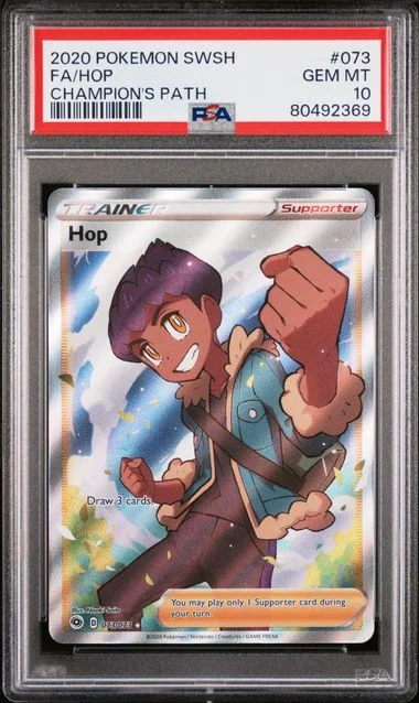 2020 Pokemon Sword & Shield Champion's Path Full Art/Hop #073 card image