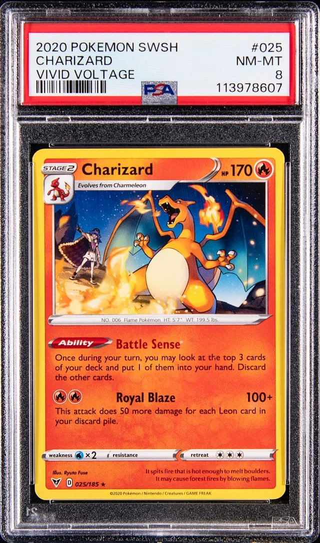 2020 Pokemon Sword & Shield Vivid Voltage Charizard #025 card image