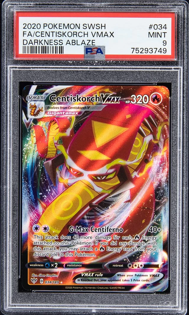 2020 Pokemon Swsh Darkness Ablaze Centiskorch VMAX #034 card image