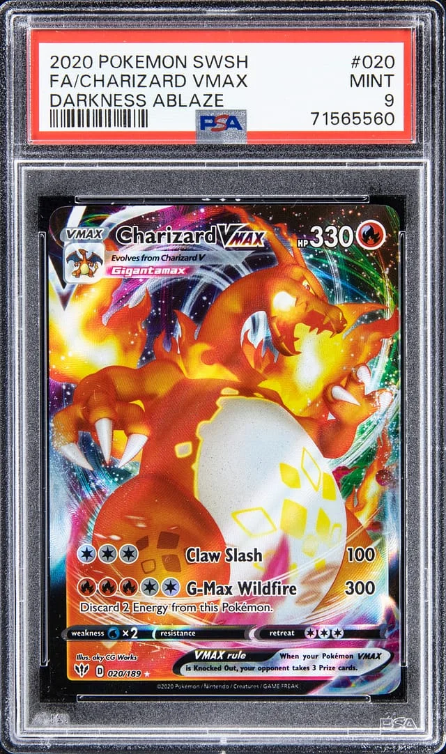 2020 Pokemon Swsh Darkness Ablaze Charizard VMax #020 card image