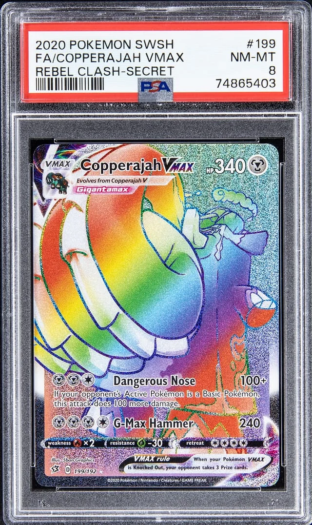 2020 Pokemon Swsh Full Art Rebel Clash - Secret Copperajah VMAX #199 card image