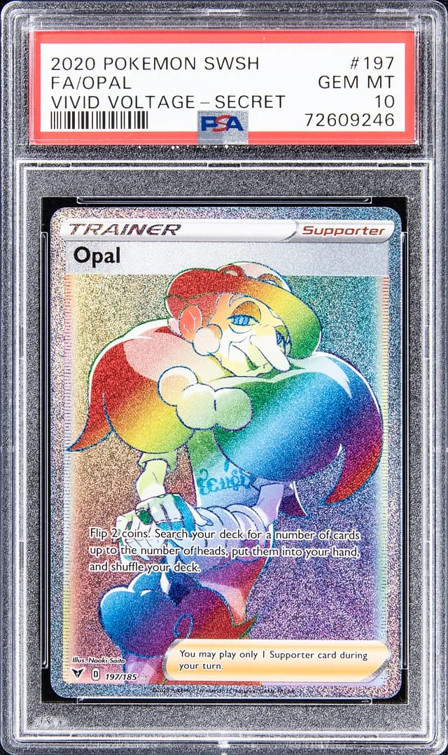 2020 Pokemon SWSH Vivid Voltage FA/Opal Secret Rare #197 card image