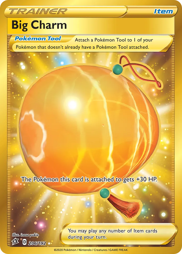 2020 Rebel Clash Big Charm #206/192 Rare Secret card image