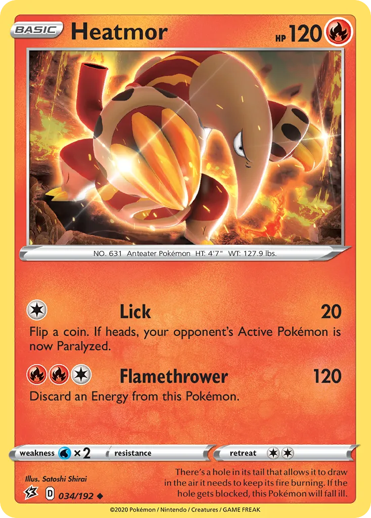 2020 Rebel Clash Heatmor Uncommon #034/192 Uncommon card image