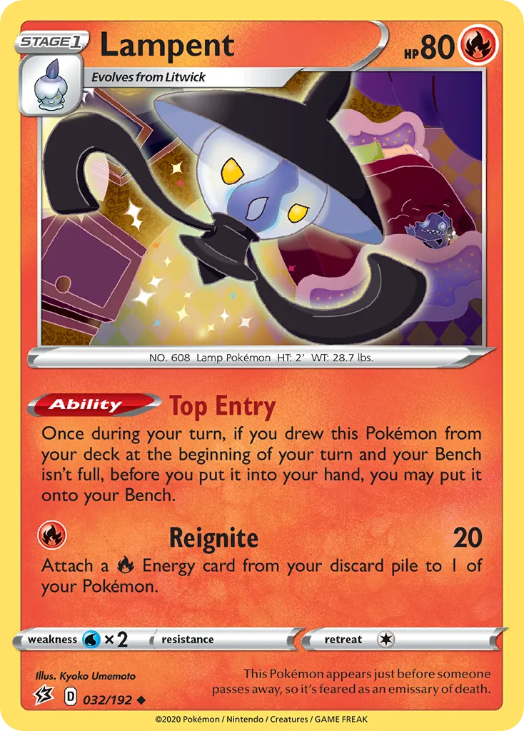 2020 Rebel Clash Lampent Uncommon #032/192 Uncommon card image