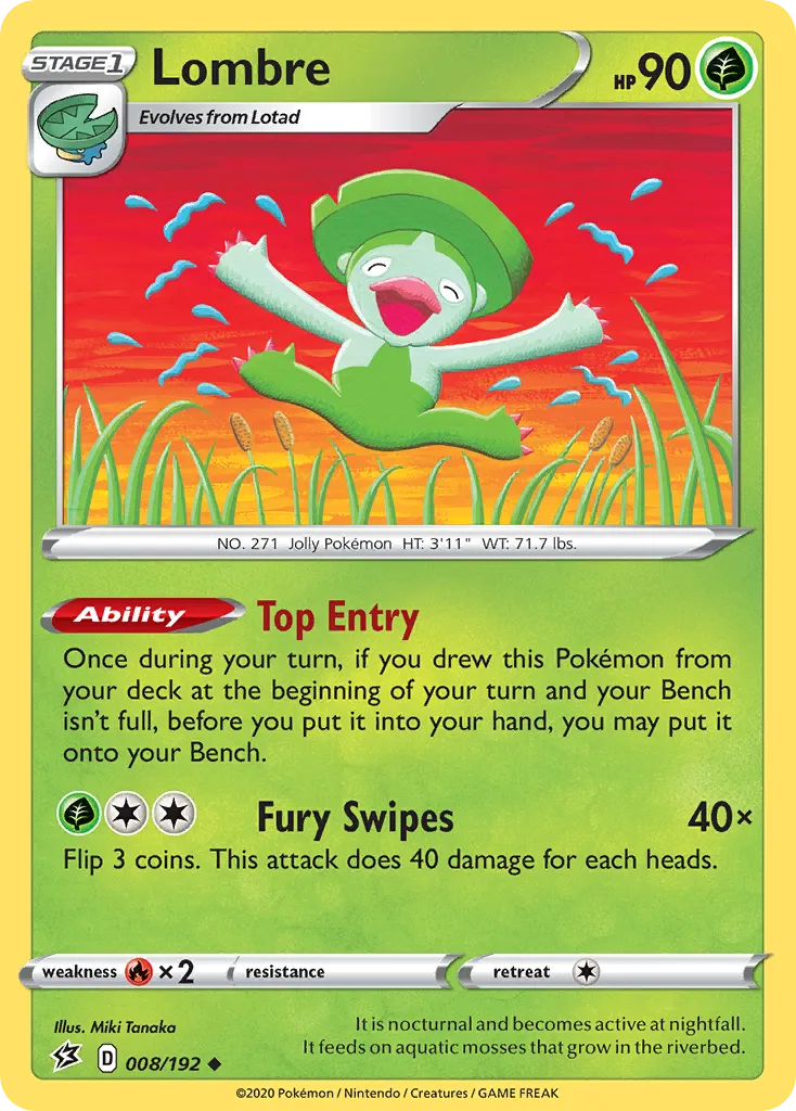 2020 Rebel Clash Lombre Uncommon #008/192 Uncommon card image