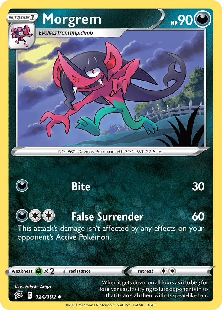 2020 Rebel Clash Morgrem #124/192 Uncommon card image