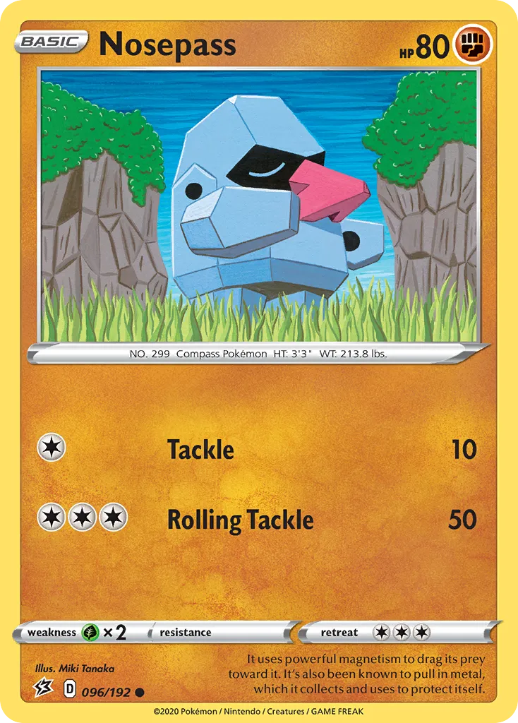 2020 Rebel Clash Nosepass Common #096/192 Common card image
