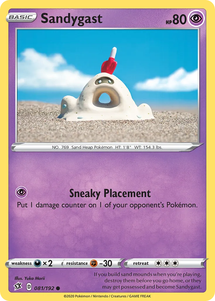 2020 Rebel Clash Sandygast Common #081/192 Common card image