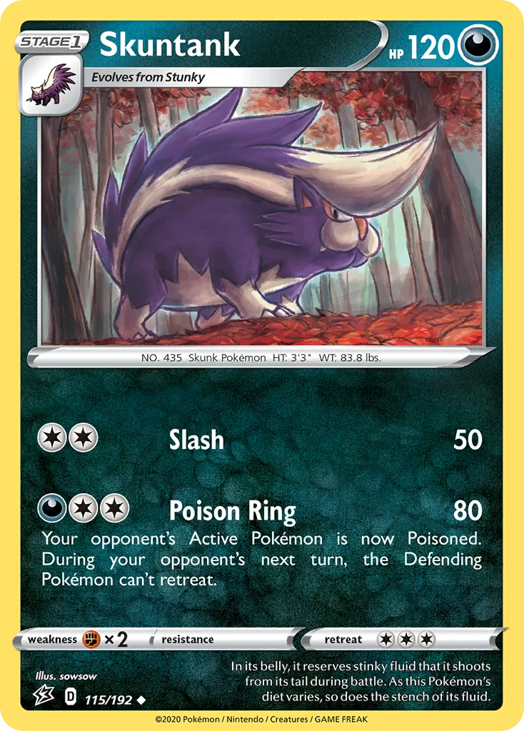 2020 Rebel Clash Skuntank #115/192 Uncommon card image