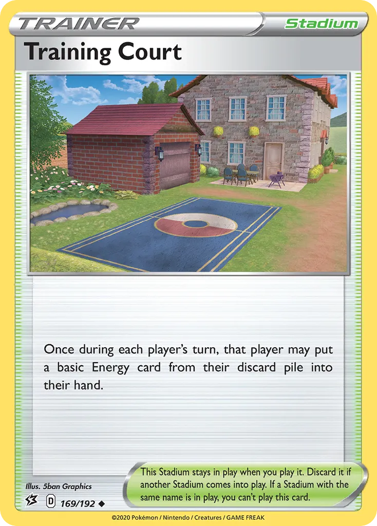 2020 Rebel Clash Training Court #169/192 Uncommon card image