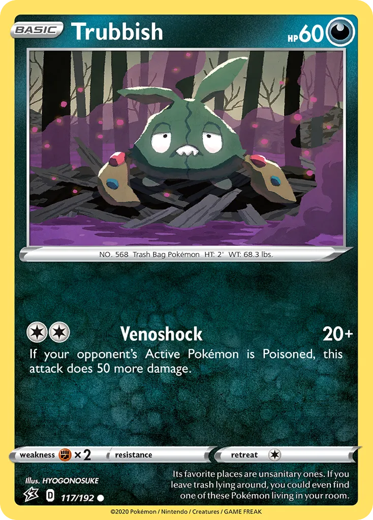 2020 Rebel Clash Trubbish #117/192 Common card image