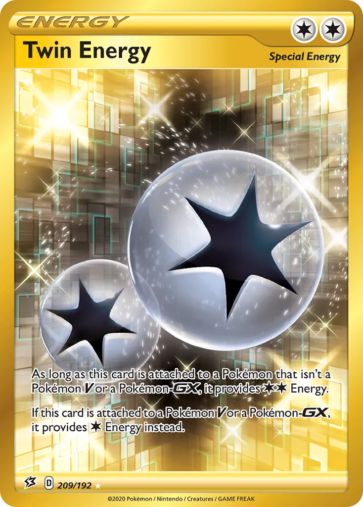 2020 Rebel Clash Twin Energy #174/192 Uncommon card image