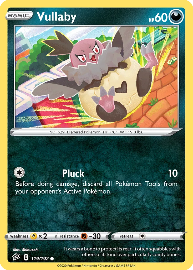 2020 Rebel Clash Vullaby #119/192 Common card image