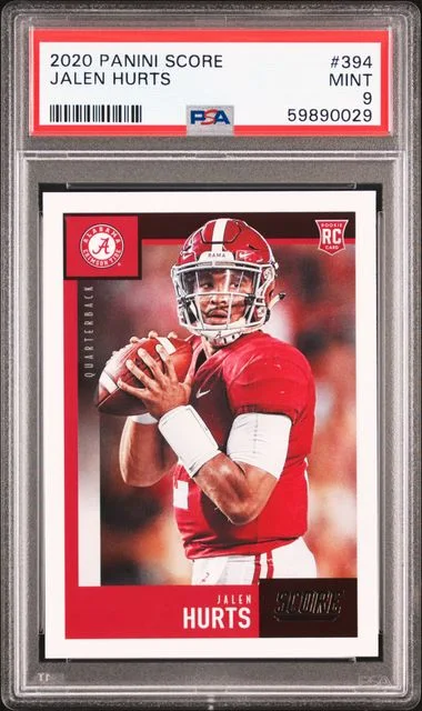 2020 Score Jalen Hurts #394 card image