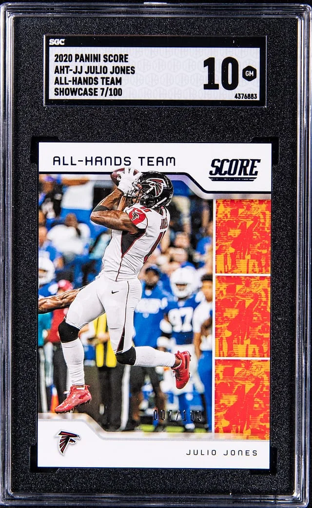 2020 Score Julio Jones All-Hands Team Showcase #AHT-JJ card image
