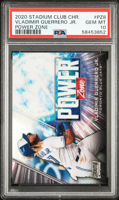 2020 Stadium Club Vladimir Guerrero Jr. Chrome Power Zone #PZ8 card image
