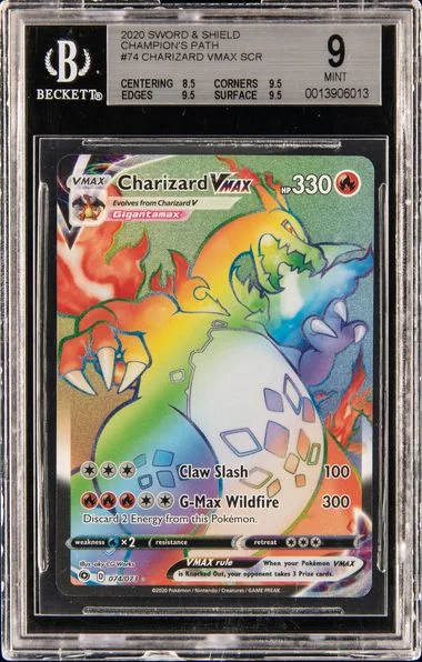2020 Sword & Shield Champion's Path Charizard #74 card image