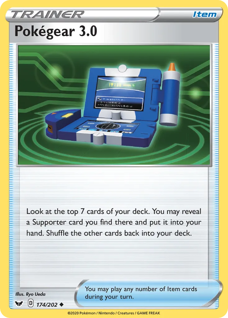 2020 Sword & Shield Pokégear 3.0 #174/202 Uncommon card image