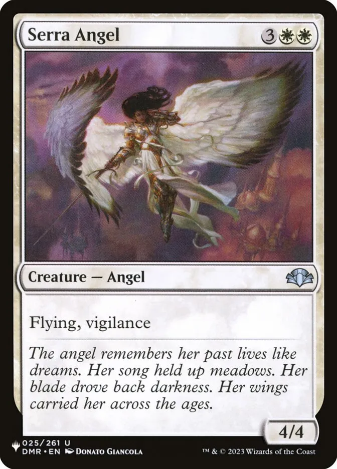 2020 The List Serra Angel uncommon #DMR-25 unlisted card image