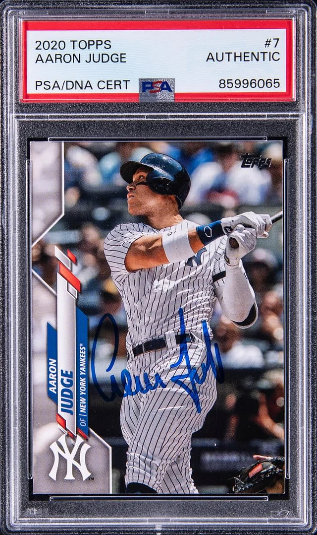 2020 Topps Aaron Judge #7 card image