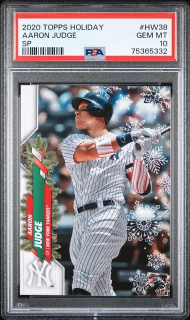 2020 Topps Aaron Judge Holiday SP #Hw38 card image