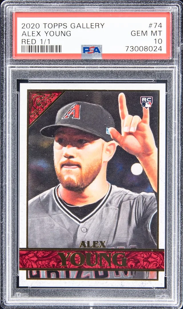 2020 Topps Alex Young Gallery Red #74 card image